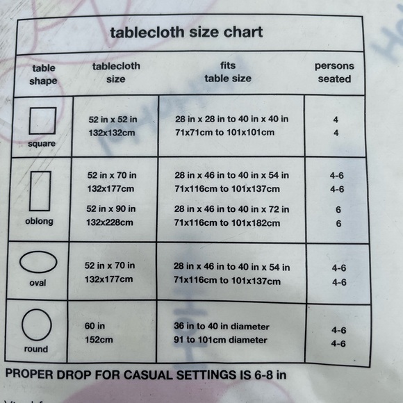 Santa Holiday Oval Vinyl Tablecloth 52” x 70” - Picture 3 of 3
